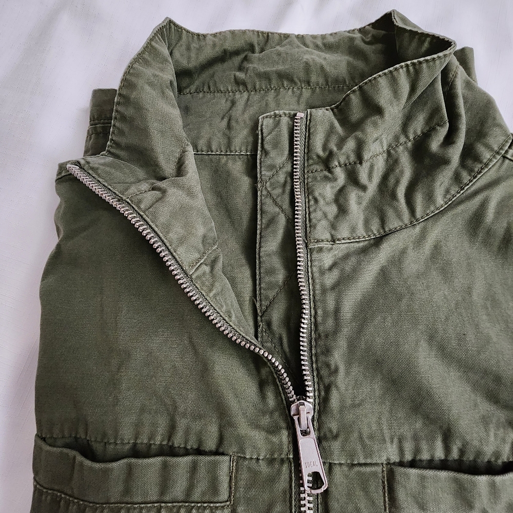 Old Navy Twill Field Jacket Hunter Pines Women's Medium - Picture 8 of 14